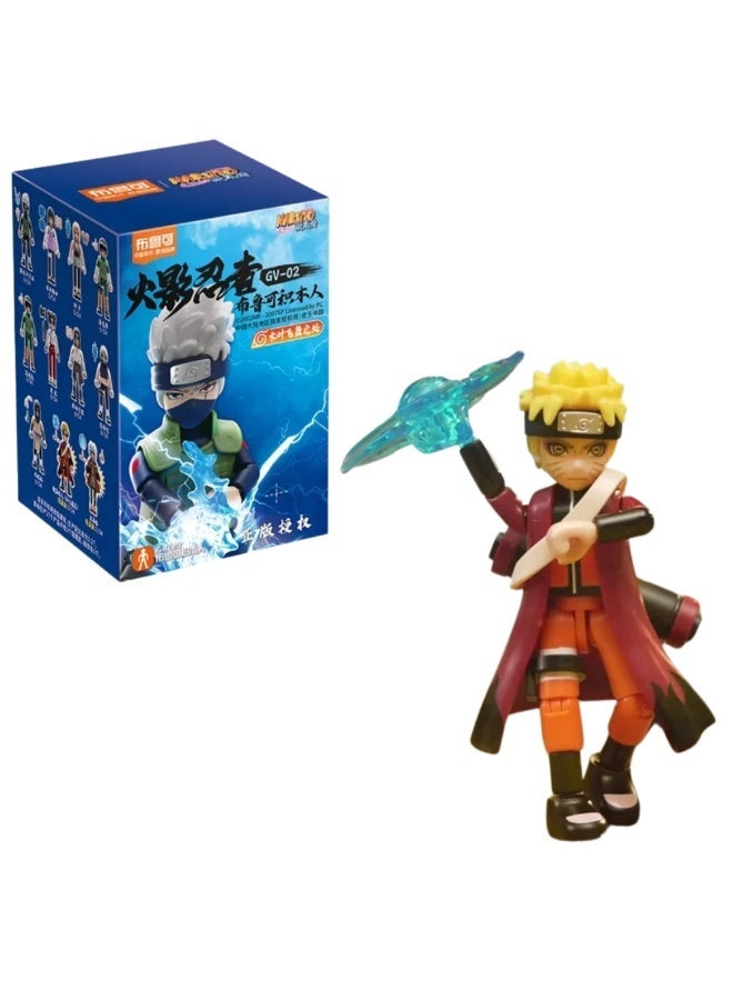 BLOKEES Naruto Shippuden Kakashi Building Figure – 9+ PCS Construction Toy for Kids | Collectible Anime Model Kit | Genuine Licensed Naruto Action Figure | Gift for Boys UAE - Image 1
